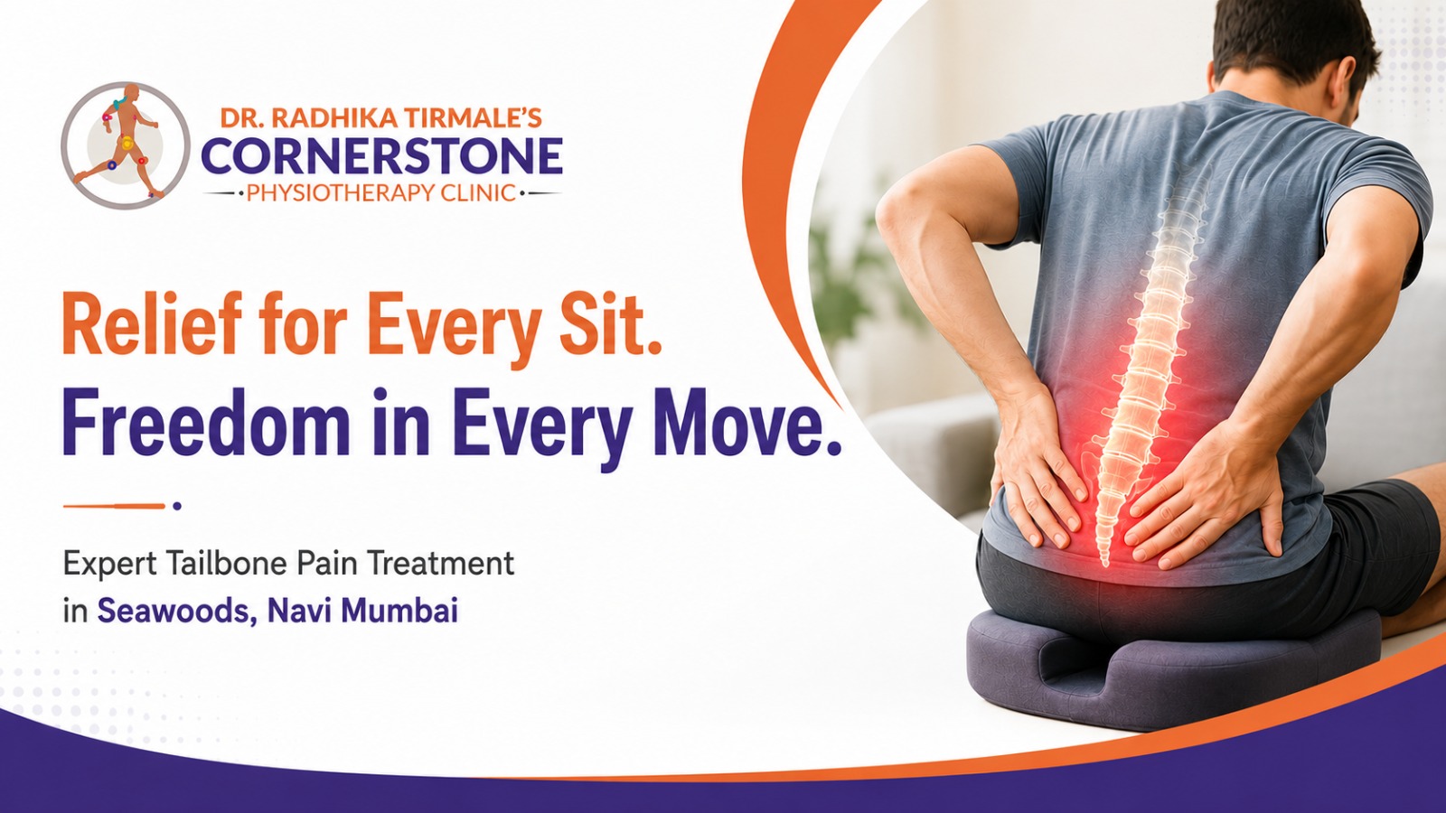 Unable to Sit Comfortably? Discover the Best Tailbone Pain Treatment in Seawoods, Navi Mumbai