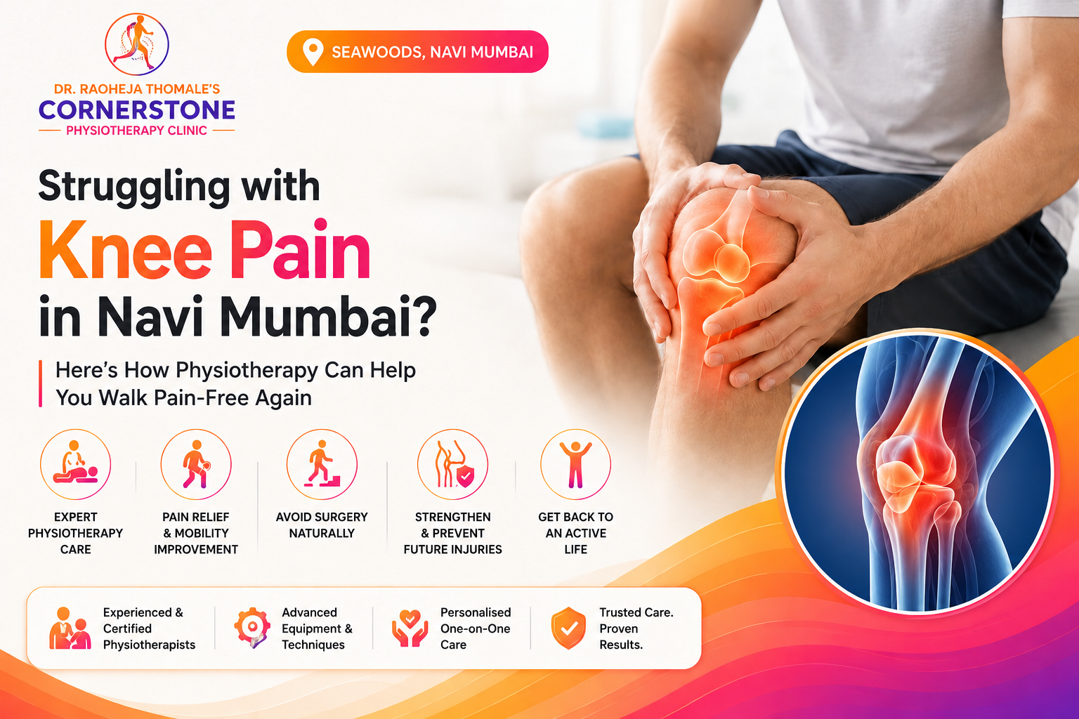 Struggling with Knee Pain? Here’s How Physiotherapy Can Help You Walk Pain-Free Again