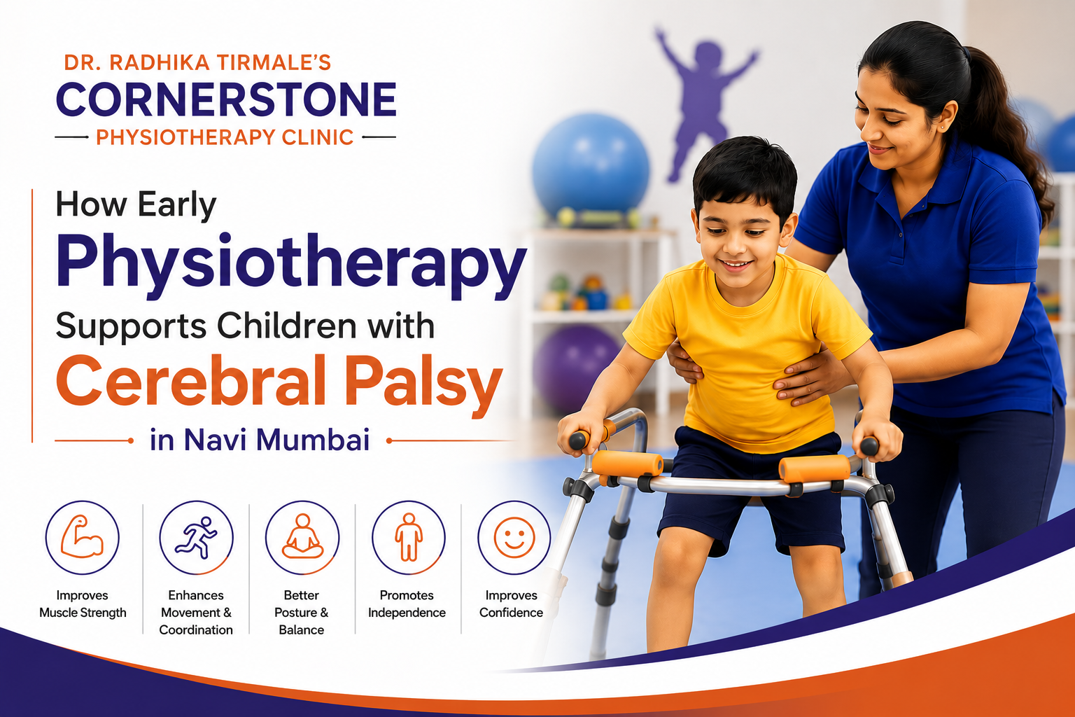 How Early Physiotherapy Supports Children with Cerebral Palsy in Navi Mumbai