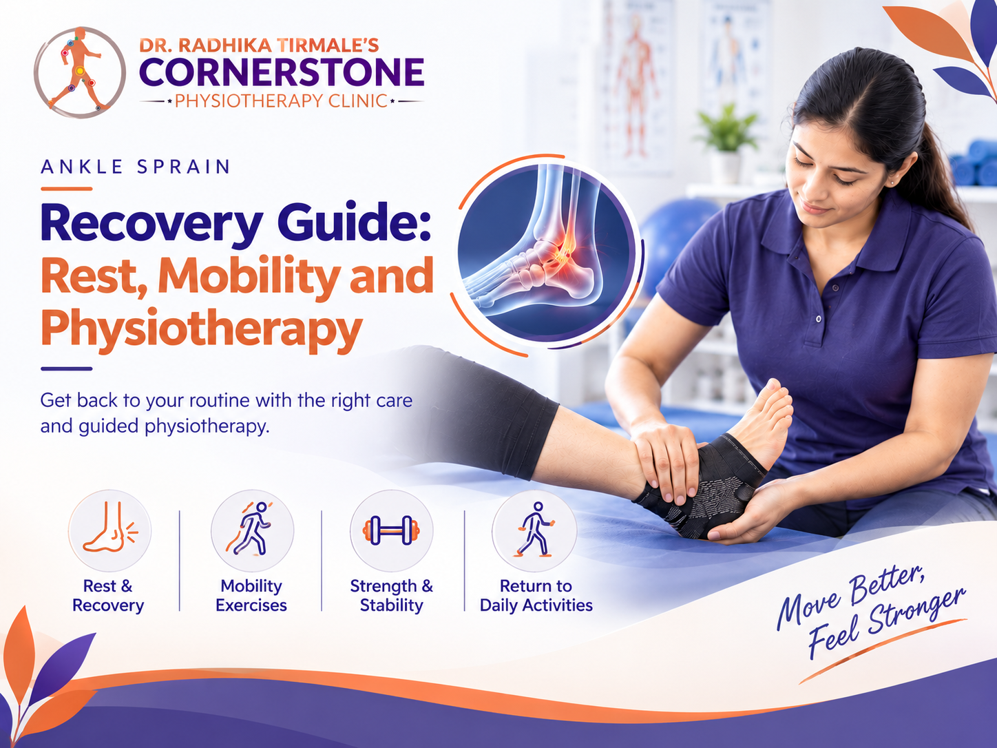 Ankle Sprain Recovery Guide: Rest, Mobility and Physiotherapy