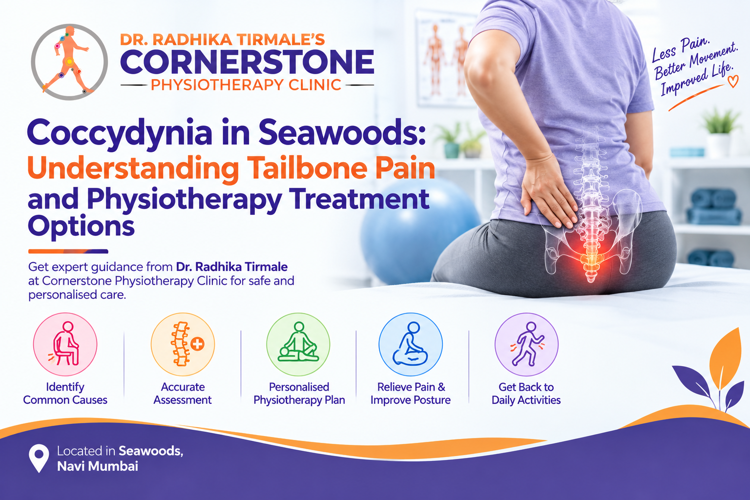 Coccydynia in Seawoods: Understanding Tailbone Pain and Physiotherapy Treatment Options